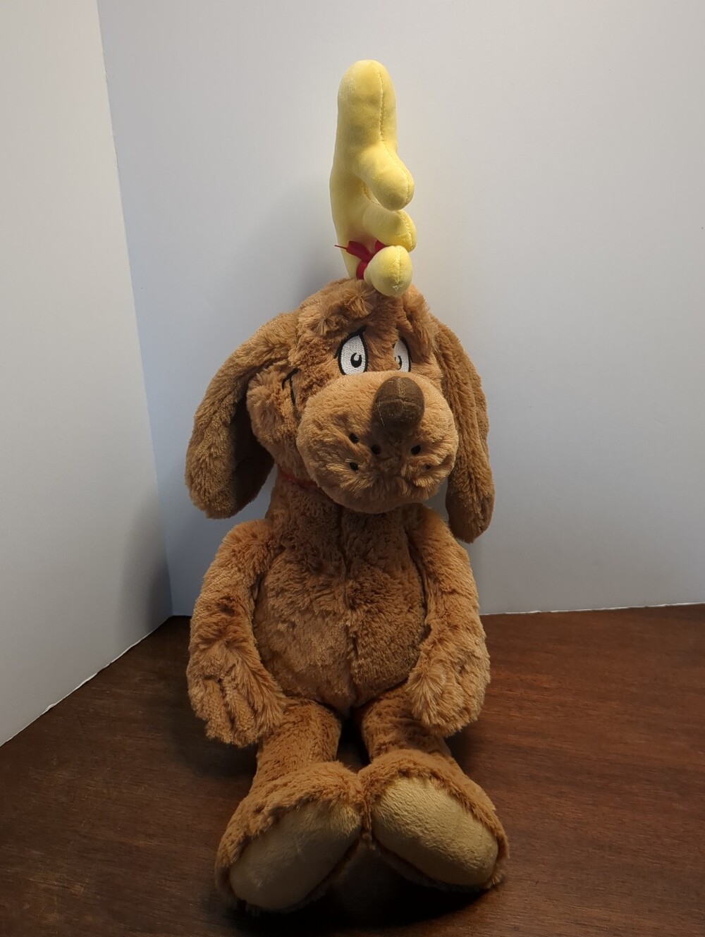 Dr Seuss Grinch Max Plush Stuffed Animal Brown Reindeer Dog Cute Soft 20"
